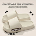 Unisex Thick Sole Slippers Women Men Soft EVA Cloud Cushion Indoor Outdoor Shoes Anti-Slip Bathroom Shower Slides Beach Sandal