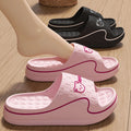 Printting Cute Bear Women Slippers Summer Indoor Soft Cartoon Sandals Bathroom Anti-slip Indoor Outdoor Men Casual Shoes Couple