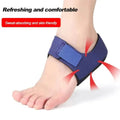1 Pair Back Heel Protective Sleeve Heel Pad Adjustable Gel Heel Arch Support Foot Flat Feet Pain Relief