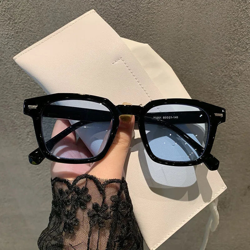 Sunglasses Women 2026 UV400 Vintage Rectangle Cat Eye PC Frame Orange Transparent Ladies Shades Unisex Lightweight HD Outdoor