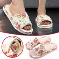 Fashion Floral Slippers Women Casual Comfortable Indoor Home Flat Shoes Anti Slip Sandals Spring Autumn September Essential