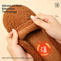 Winter Warm Plush Slippers For Women Men Soft Thick Sole Non-Slip Silent Indoor Home Cotton Shoes Casual Couple Footwear