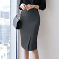 ZANZEA Vintage Bodycon Skirt Women Autumn High Waist Faldas Fashion OL Knee Length Skirts Casual Split Hem Office Work Jupes