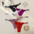 VS Sexy Panties Lingerie Victoria Secret Seamless Lace Thongs For Women Comfortable Breathable High Waist Underwear