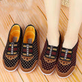 Women's Casual Cloth Sneaker Solid Color Breathable Sports Shoes Suitable for Walking Camping