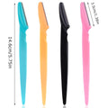 Eyebrow Razor for Women 10/30/40Pcs Eyebrow Razor Facial Razor for Women Multipurpose Exfoliating Dermaplaning Tools with Precision Cover Safety Beauty
