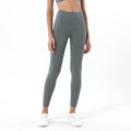 SOISOU Nylon Yoga Pants Gym Leggings Women Girl Fitness Soft Tights High Waist Elastic Breathable No T Line Sports Pants