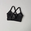 High Support Sports Bra For Women Crisscross Back Yoga Bra Padded Fitness Crop Top Side Support To Reduce Side Boob For Training