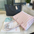 Ladies Waterproof Tote Bag Large Shoulder Handbag Lightweight Nylon Purse For Daily Work Office Shopping Beach Vacation