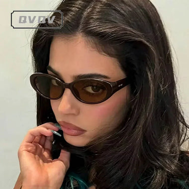 Women Sunglasses Rectangle Brand Design Star Small Oval Sunglasses for Women Men Y2k Narrow Rectangle Sun Glasses Vintage Hip Hop Outdoor Sports Shades