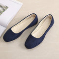 Women'S Flat Shoes Suede Shallow Mouth Women'S Single Shoes Comfortable Flat Casual Shoes Solid Color Daily Commuting Shopping