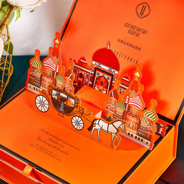 Orange Style Makeup Set Lipstick Mascara  Cosmetics Gift Set Kit Christmas New Year Gift Valentine's Day Gift