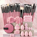 Makeup Set Eye Shadow Brush Makeup Brush Set 20Pcs Kit Soft Fluffy Eye Shadow Brushes Cosmetic Foundation Powder Highlighter Blending Beauty Tool Beginners