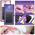 217Pc Lash Extension Kit For Beginner Professional Mini Fan Mascara Brush Micro Applicator Eye Pad Glue Ring Tape Makeup Tools