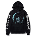Anime Death Note Manga Ryuk Graphic Print Hooded Pullover Sweatshirts Men Women Harajuku Hip Hop Streetwear Long Sleeve Hoodie
