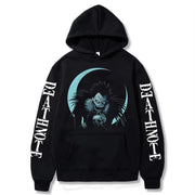 Anime Death Note Manga Ryuk Graphic Print Hooded Pullover Sweatshirts Men Women Harajuku Hip Hop Streetwear Long Sleeve Hoodie