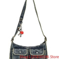Fashion Handbag Retro Denim Bag Underarm Bag Crossbody Bag Spicy Girl Y2K Cloth bolsas Shopping Сумка 2026 Purses and Handbags