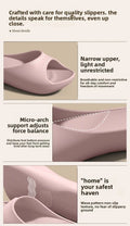 Arch support slippers women's 2026 new summer indoor home non-slip and deodorant eva small waist cool slippers