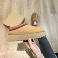 Women's Shoes 2025 New Women's Fur Slippers Dress Thick-soled Shoes Short Plush Comfortable Women's Cotton Shoes Designer Winter Snow Boots