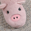 A Pair of Cute Cartoon 3D Pink Pig Plush Slippers for Women, Comfortable Furry Home Slippers with Soft Soles for the Bedroom, Cute Pig 3D Warm Non-Slip Indoor Slippers, Lightweight, Silent, and Comfortable Shoes for Women, a Top Choice for Holiday Gifts