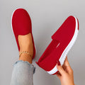 Spring New Women's Casual Sports Shoes Comfortable, Breathable, Lightweight, Wear Resistant Lazy Shoes, Soft Soled Flat Shoes