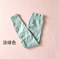 Women Seamless Sports Tights Hip Lifting Gym Leggings Solid Workout Yoga Pants Low Waist Sports Tights 2026D 1Logo