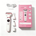 Women Painless Trimmer 4 in 1 Lady Body Electric Trimmer Eyebrow Nose Women Facial Shaver Armpit Painless Female Trimming Tools For The Bikini Area