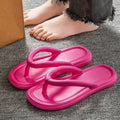 Summer Candy Colors Flip Flops Beach Soft Bottom Flat Slippers for Women Men Outdoor Lightweight Non Slip Flat Slide Sandals