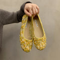 2026 Summer New Women Flats Shoes Square Head Shallow Mouth Women Shoes Fashion Bow Ballet Flat Shoes for Women Zapatos De Mujer