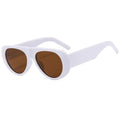 New Vintage Oversized Oval Sunglasses Women Men Fashion Brand Designer Gradient Sun Glasses Ladies Trendy Sexy Shades UV400