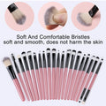 Makeup Set Eye Shadow Brush Makeup Brush Set 20Pcs Kit Soft Fluffy Eye Shadow Brushes Cosmetic Foundation Powder Highlighter Blending Beauty Tool Beginners