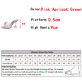 Liyke 2026 New Style Pink Women Slippers Sandals Fashion Pearl Bowknot High Heels PVC Transparent Shoes Summer Mule Slides Pumps