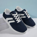 Womens Lightweight Comfortable Lace Up White Walking Sneakers Casual Daily Outdoor Fashion All Match White Shoes