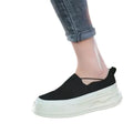 Women's Casual Thick Bottom Heightening Slip-On Shoes Spring Summer New Style Versatile British Retro Lazy Shoes
