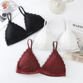 Sexy Floral Lace Bra Top For Women Push Up Female Lingerie breathable Bralette Removable Pad Thin Fashion New Wireless Bras