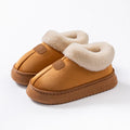 Fleece Lined Ankle-High Winter House Slippers for Men Women, Warm Lightweight Thick EVA Sole Indoor & Outdoor Shoes