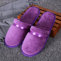 Winter Fur Slippers Women plush Home Shoes Hotel Flat Slippers Thick Fleece Indoor Slippers for Bedroom Non-Slip Silent Slides