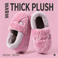 Winter Warm House Slippers for Men Women Cute Bear Plush Lining Indoor Shoes Thick Soft Sole Fuzzy Comfortable Home Footwear