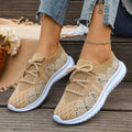 Designer shoes Women's Casual Flats Sports Shoes Mesh Breathable Trainers Ladies Shoes Platform Female Sneakers for Women Mesh