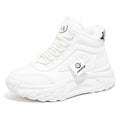 Retro Cotton Shoes, Warm in Winter, Thick Soles, Heightening and Velvet, Versatile Fashion casual Sneakers Zapatos De Mujer