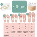 6-30Pairs Flip Flops for Wedding Guests Wedding Sandal Slippers Woman Men Wedding Favors Gifts Sign Bridesmaid Beach Hen Party