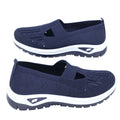 Women Breathable Mesh Flat Mules Lightweight Slip On Walking Shoes Comfort Versatile Daily Outdoor Travel Casual Mother Footwear