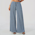 Women's Yoga Pants High Waist Flared Yoga Pants Women's Stripes Gym Fitness Bell-bottoms Trousers Female Workout Runing Sports Wide Leg Yoga Pants