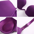 Sexy Womens Lingerie with a Deep U-neck Ecmln Push-up, U-shaped Bra, Sexy Bras, Underwear with a Cut on the Back, Underwear