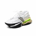Chunky Sneakers Futuristic Sneakers Hollow Out Thick Platform Shoes 7cm Height Increasing Chunky Dad Shoes Streetwear Casual Footwear