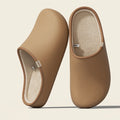 Lightweight Waterproof Warm Home Mules Shoes Women Plush Size 45 Non Slip Plush House Slippers Indoor Outdoor Soft Sole Shoes