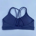 Solid Color soft high strength Women Fitness Bra Tight Sport Top Comprehensive Training Gym Yoga Underwear  Tight With Chest Pad