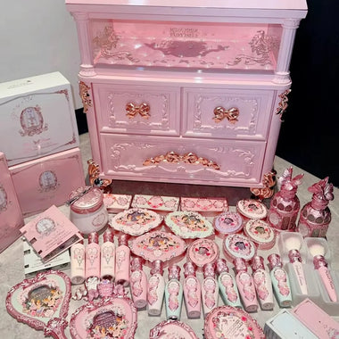 Flower Know Midsummer Night Carved Dressing Table Allin Makeup Gift Set