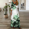Women Loose Vintage Fashion Ruffles Befree Dress Large Big Lace Sexy Sexy Summer Boho Casual Evering Party Elegant Maxi Dresses