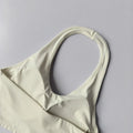 Women Halter Sports Bra Integrated Yoga Tank Top Padded Shockproof Support For Gym Workout Pilates Running Fitness